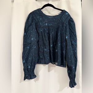 Christy Dawn Midnight Blue Blouse
